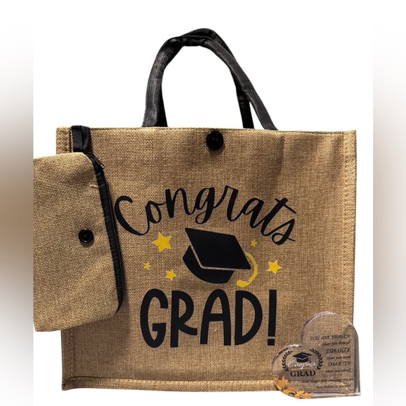 Other - Graduate tote & plaque NIP-Unisex